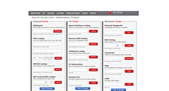 Desktop Screenshot of dnstools.fastnext.com